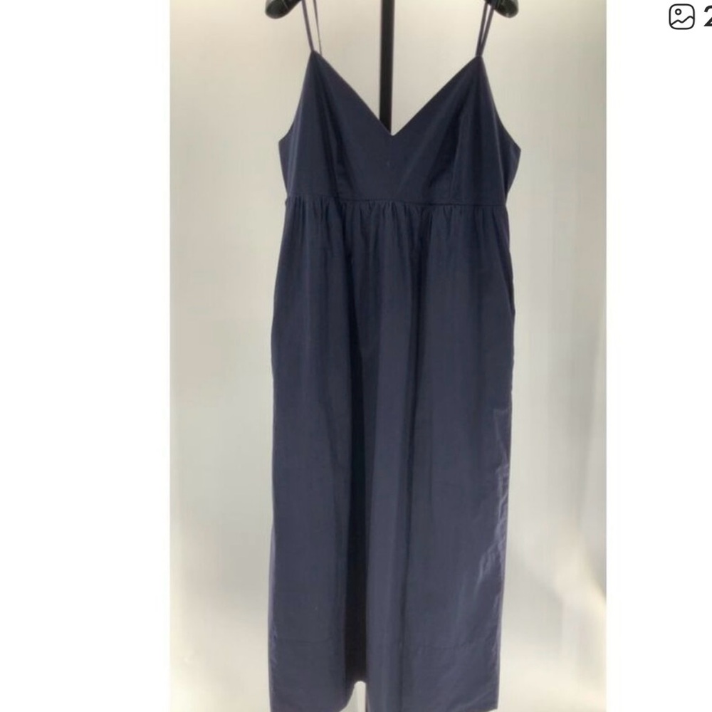 NWT Quince women’s cami cotton dress with spaghetti straps M